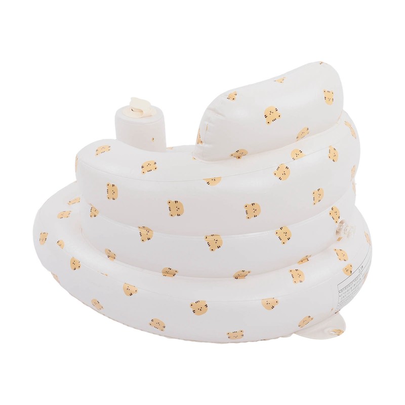 Baby Inflatable Bathing Seat Soft PVC Cartoon Animal Pattern Baby