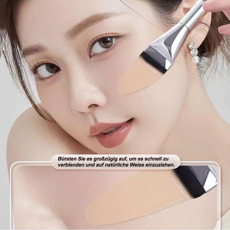 Pack of 2 Foundation Brushes Flat, Concealer Brush, Foundation Brush,
