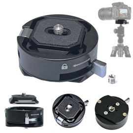 Quick Release Plate,Camera Quick Release Plate，Tripod Quick Release Plate,QR Camera Mount Adapter, for/Sony/Canon/Nikon Cameras/Zhiyun/Feiyu/DJI/Moza Stablizers