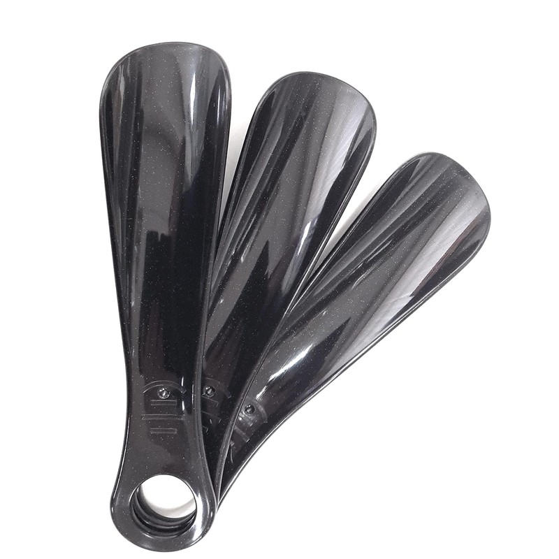TelMo Set of 3 Shoe Horns Made of Plastic, Approx.