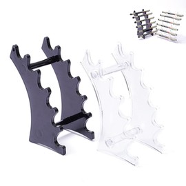 Acrylic Pen Display Rack, Set of 2, Pen Holder, Arched Pen Holder, Pencil Holder, Office Desk Organizer, Pen Holder, Pen Display Organizer, Pen Display Stand, Pen Holder