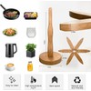 Wood Natural Tree Trivet Set, Christmas Tree Shape Trivets for