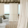 Elrene Home Fashions Carmen Sheer Extra-Wide Indoor/Outdoor Curtain, 114 in