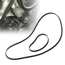 Priprilod AC Compressor Alternator Serpentine Belt fit for Maserati Ghibli 3.0L 2014-2020 fit for Quattroporte 3.0L 3.8L 2014-2020 Compatible with Levante 3.0L 2017 2018 2019 2020 243857 286570