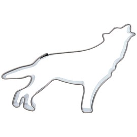 Staedter Wolf Shape Cookie Cutter, Stainless Steel Silver, 30 x 30 x 30 cm