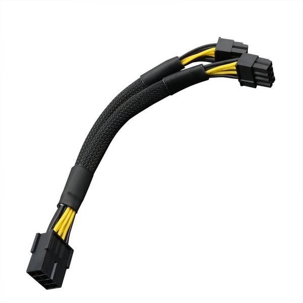 Ruiwaer 8 Pin Female to Dual 8(4+4) Pin Male EPS