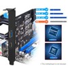chenyang 4 Port PCI-E 4X to USB A/USB C/USB 3.0