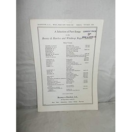 Music, when soft voices die: men's choir (TTBB) a cappella. Partition de chœur.