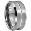 CROWNAL 10mm 8mm 6mm Tungsten Wedding Band Ring Engraved I