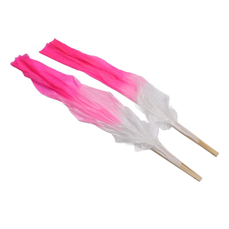 1 Pair Long Dance Fan Soft Beautiful Classical Dancing Fan