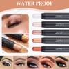 Pack of 5 Eyeshadow Pens, Eyeshadow Stick, Waterproof Eyeshadow Stick,
