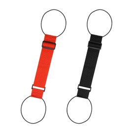 Pack of 2 elastic luggage straps, adjustable luggage straps, luggage tie straps, bag attachment ropes, fixed lanyards, luggage strapping ropes, suitable for packing bags and travel bags