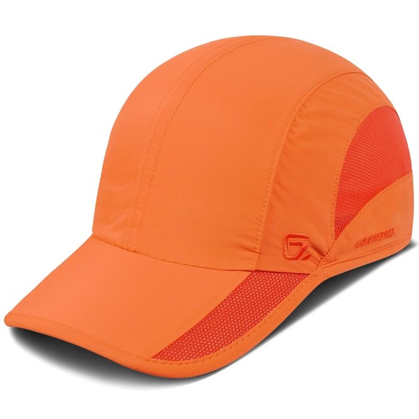 GADIEMKENSD Quick Drying Breathable Running Outdoor Hat Only, orange