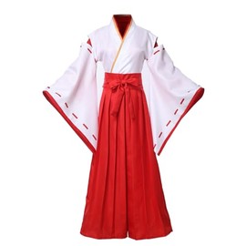 COSDREAMER Unisex Mens Women's Kimono Robe Geisha Japanese Yukata Ruffle Tops Pants Set, A, X-Large