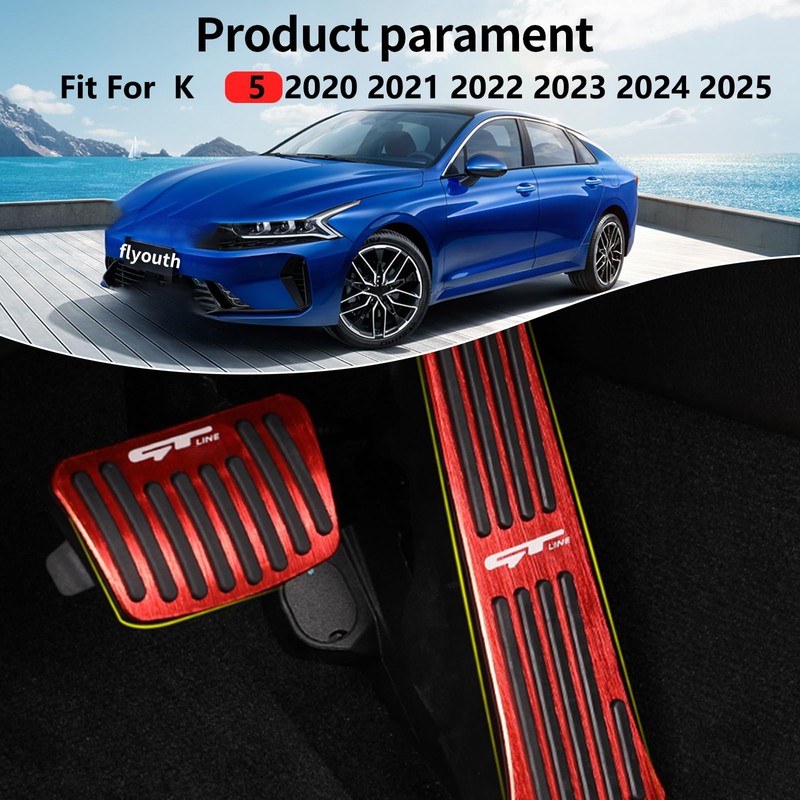 TDOFYH Aluminum Alloy Pedals Cover for K 5 2020 2021