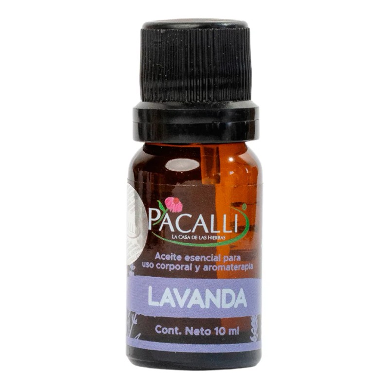 Aceite Esencial de Lavanda Pacalli 100% Puro Apto Difusor 10