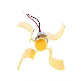 Mini motor Piezas Electricidad Generador de viento Motor Eje vertical Turbinas de viento LED Modelo de enseñanza DIY