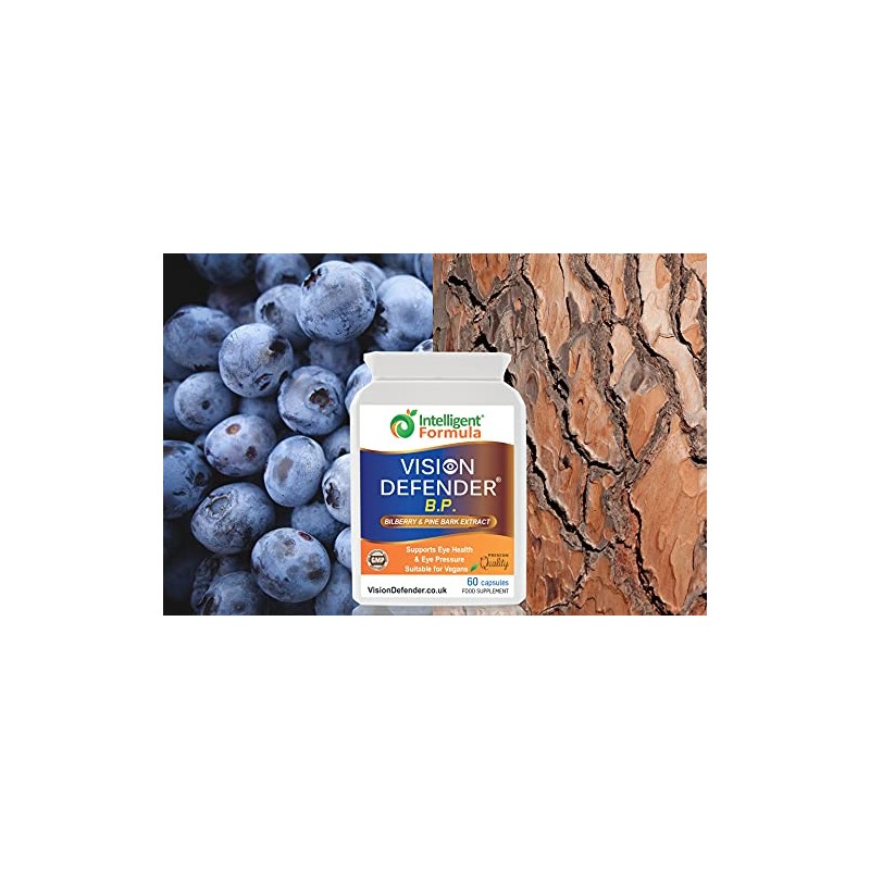 Vision Defender BP Eye Supplement: Bilberry and Pine Bark Extracts