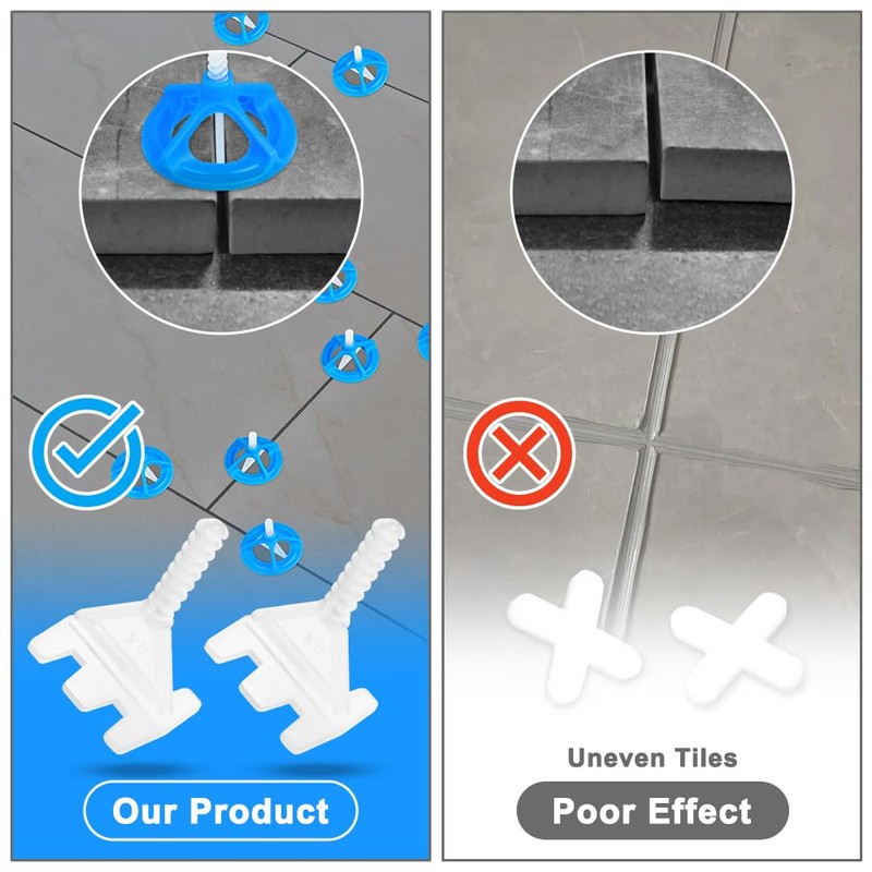 Flintronic Levelling System Joint Width 2 mm, Pack of 200
