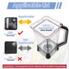 WARDFYT 72 oz XL Pitcher Replacement Compatible with Ninja BL660