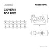 REBELHORN Shelter Top Case Motorcycle Cover | Durable Polyester |