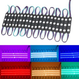 LEDupdates Storefront LED Light 40ft RGB Color Multicolor Change with UL Listed Power Supply
