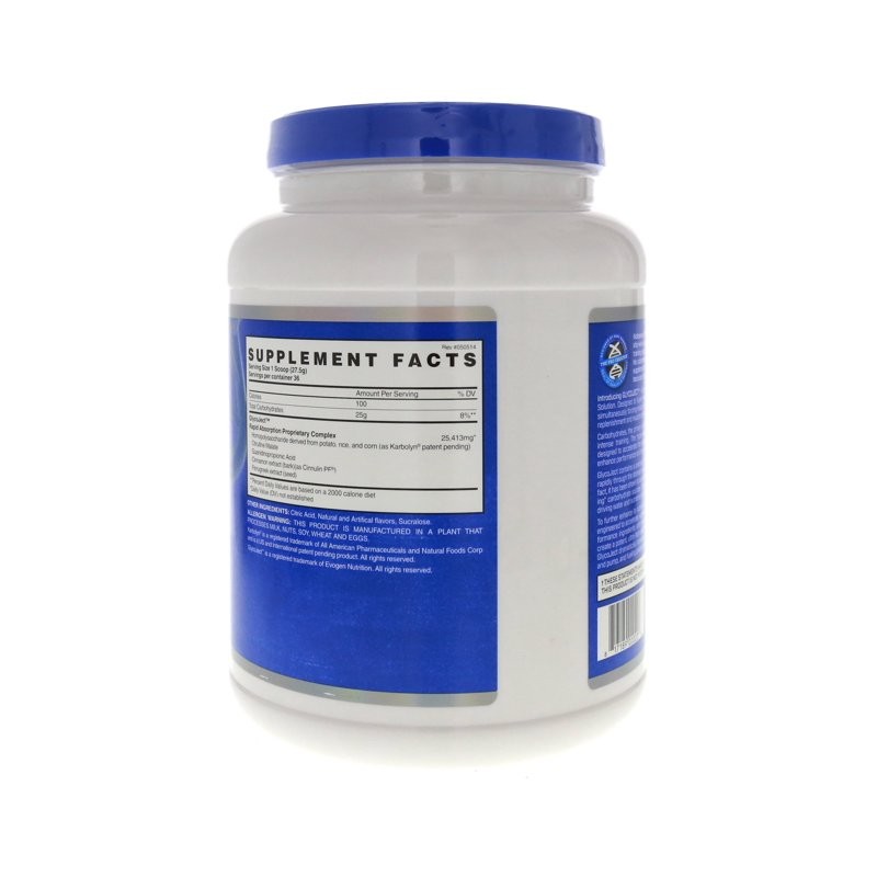 Evogen GlycoJect Extreme Karbolyn Carbohydrate Powder Wild Berry 36 Servings
