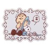 Minoda Snoopy Faux Leather Look Embroidered Decal Sticker BLANKET S02R8699