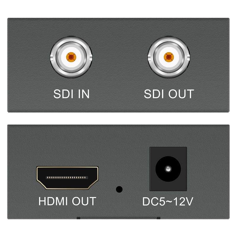 HDSUNWSTD SDI to HDMI Video Mini Converter with Audio Embedder,SDI