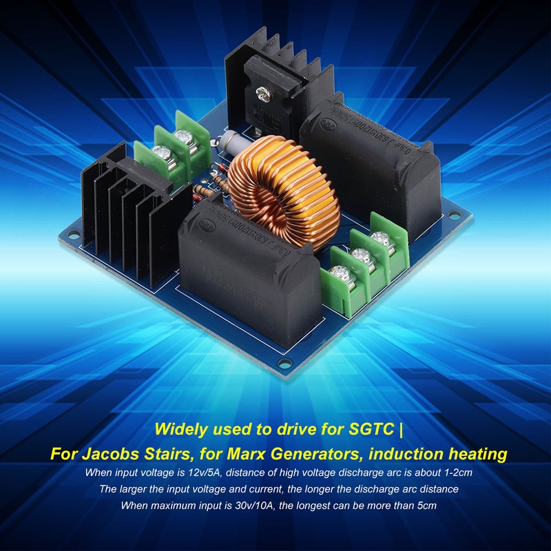 ZVS Driver Board Zero Voltage Switching Coil Power Supply Induction