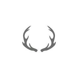 Pack of 3 Mule Deer Antlers Stencils Cut from 4 Ply Mat Board, 11x14, 8x10 and 5x7