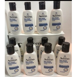 Aveeno Skin Relief Moisturizing Lotion Therapeutic Travel Size 1 fl oz. Lot X 12