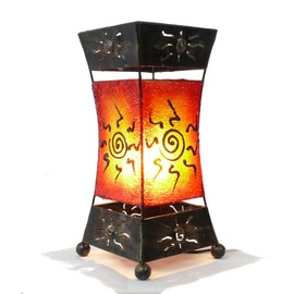 XENIA Decorative Lamp Table Lamp made of Metal and Resin Mood Lighting