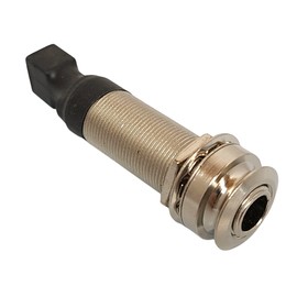 Acoustic Guitar Piezo Pickup Jack Built-in Rod Piezo Pickup 1/8 (2.5mm) Input Jack with 1/4" (6.35mm) Output Endpin Jack