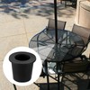 Lyreh 2pcs Patio Table Umbrella Hole Rings & 2pcs Covers,