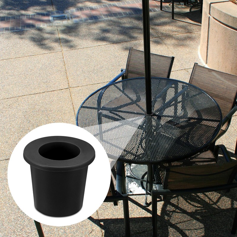 Lyreh 2pcs Patio Table Umbrella Hole Rings & 2pcs Covers,