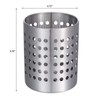 KSENDALO Small Stainless Steel Utensil Holder, SUS304 Silverware Utensil Drying