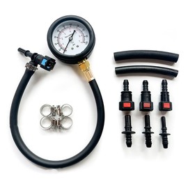 omolly Fuel Pressure Test Gauge, Oil Pressure Gauge Compression Tester, Fuel Measure Pressure Test Pump, Fuel Oil Pressure Monitor, Fuel Pressure Test Kit for Car, Motorcycle, Truck
