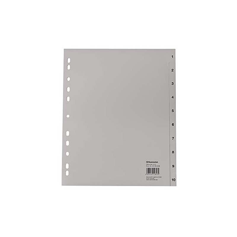 Soennecken Index 2132 DIN A4 1-10 Full Height Extra Width