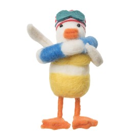 Gallerie II Beach Duck Ornament Yellow