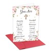 Baptism Card for Girls Boys, Confirmation Card, Bible Verse Cards,