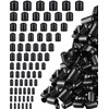 200pcs Rubber End Caps Screw Protective Caps Bolt Caps Rubber
