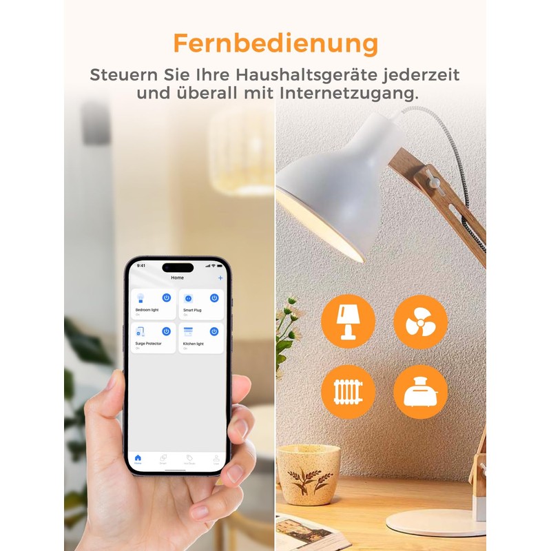 Refoss Smart Socket Works with Apple HomeKit, WiFi Socket with