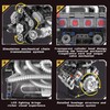 BrixVibe V8 Engine Model Kit That Works Building Sets with