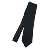 TigerTie - Wide designer tie in black plain colour -