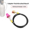 NICCOO CO2 Adapter High Pressure Hose, CO2 Bottles Adapter Hose
