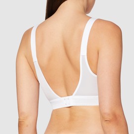 TriAction Womens Workout N Sports Bra, White, 34DD UK
