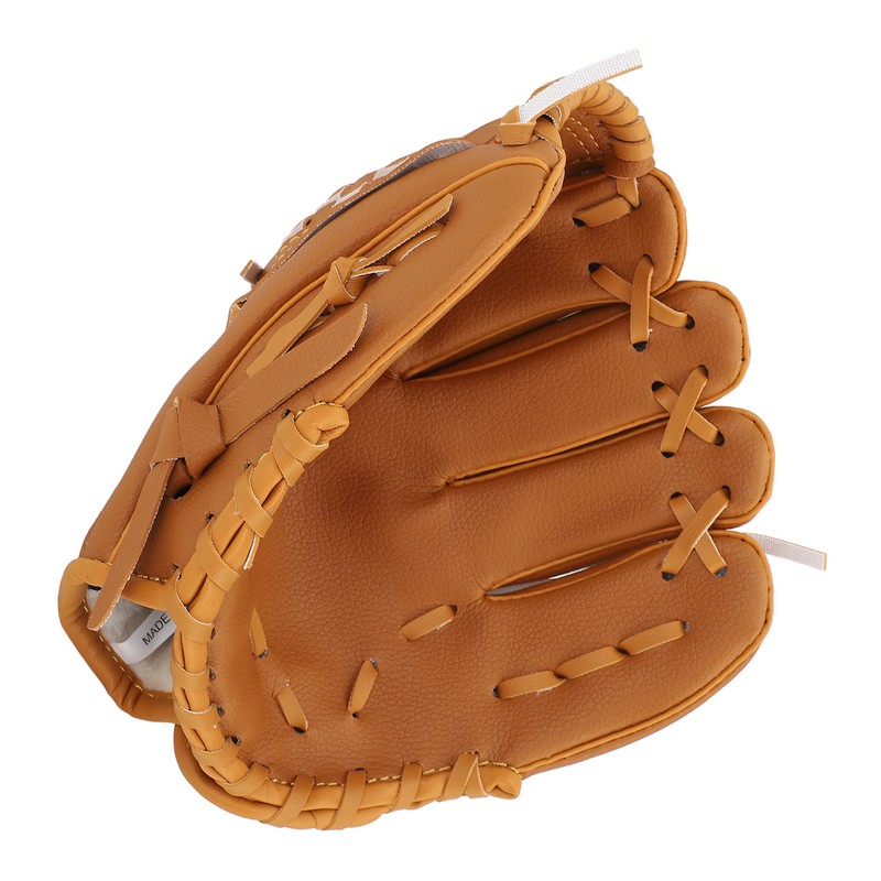 Baseball Glove Ergonomic PU Leather Baseball Mitts Softness Professional Baseball