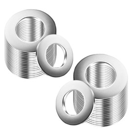 ORTAVA Pack of 50 Washers M6, M6 x 12 mm Stainless Steel Washers A2 V2A 304, DIN125 Washers, Rustproof Flat Washers for Screws & Nuts & Threaded Rod (Silver)