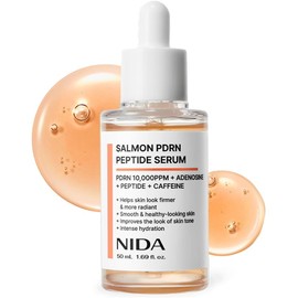 NIDA Salmon PDRN Peptide Serum Salmon PDRN, Peptido, Adenosina, Cafeína Piel firme y saludable, hidratación intensa 1.69 fl.oz., 1.7 fl oz